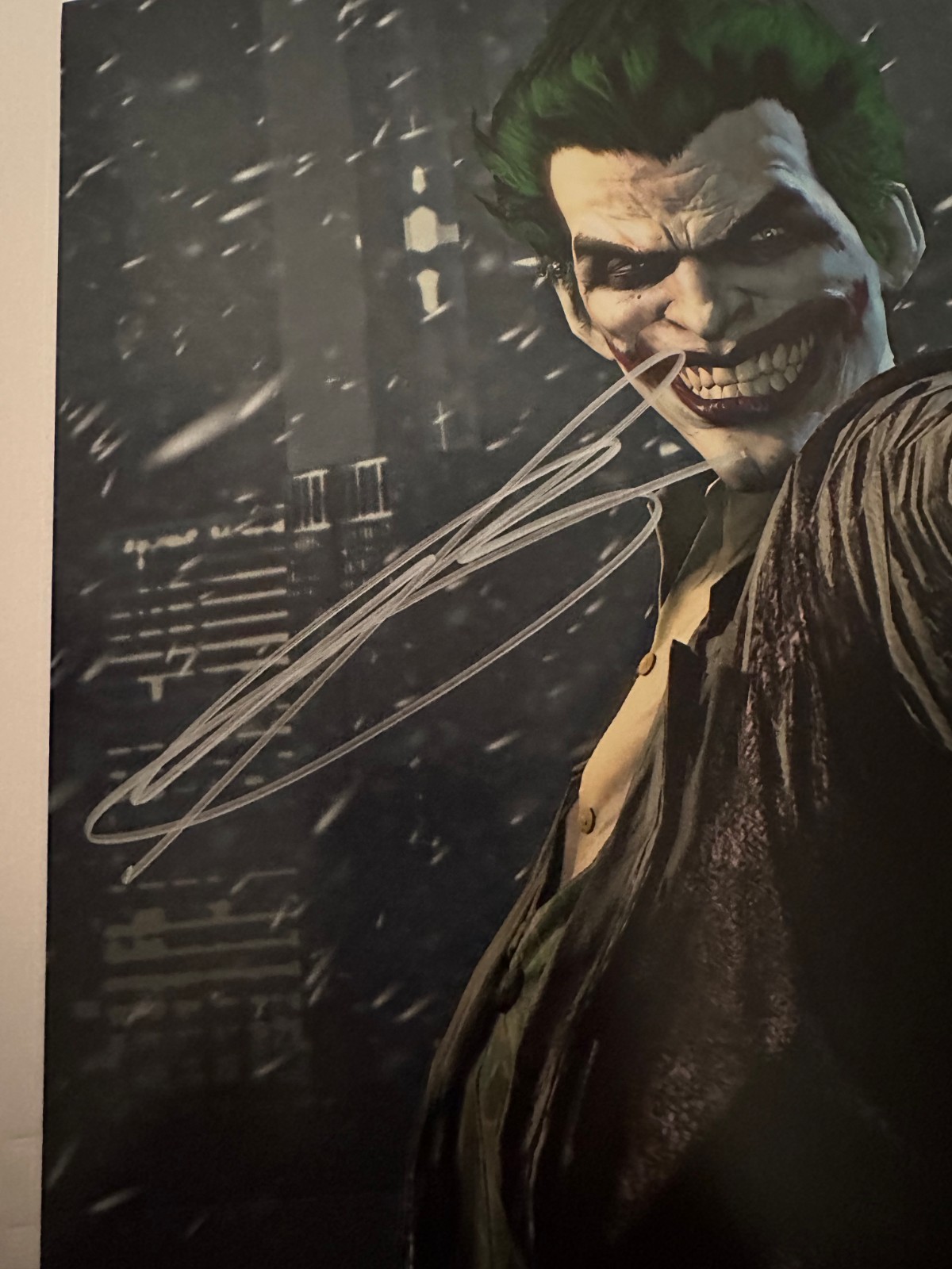 Troy Baker signed autographed 11×14 Batman Joker photograph JSA