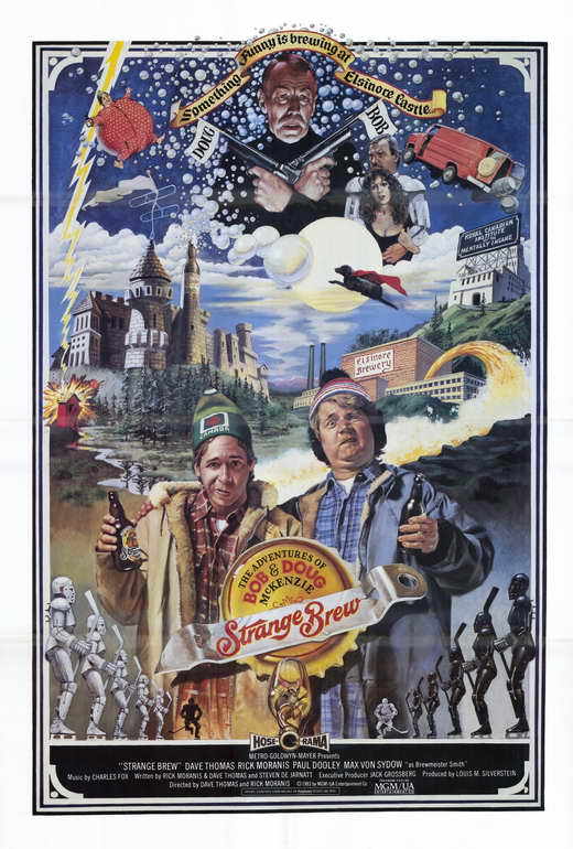 STRANGE BREW Movie POSTER PRINT 27×40 Rick Moranis Dave Thomas Max von Sydow