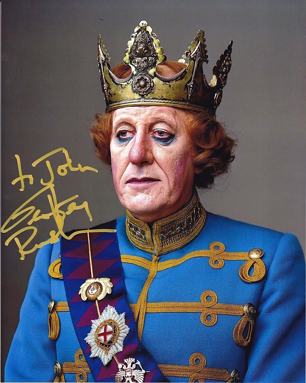 GEOFFREY RUSH Autographed Signed 8×10 EXIT THE KING BERENGER Photo – To John