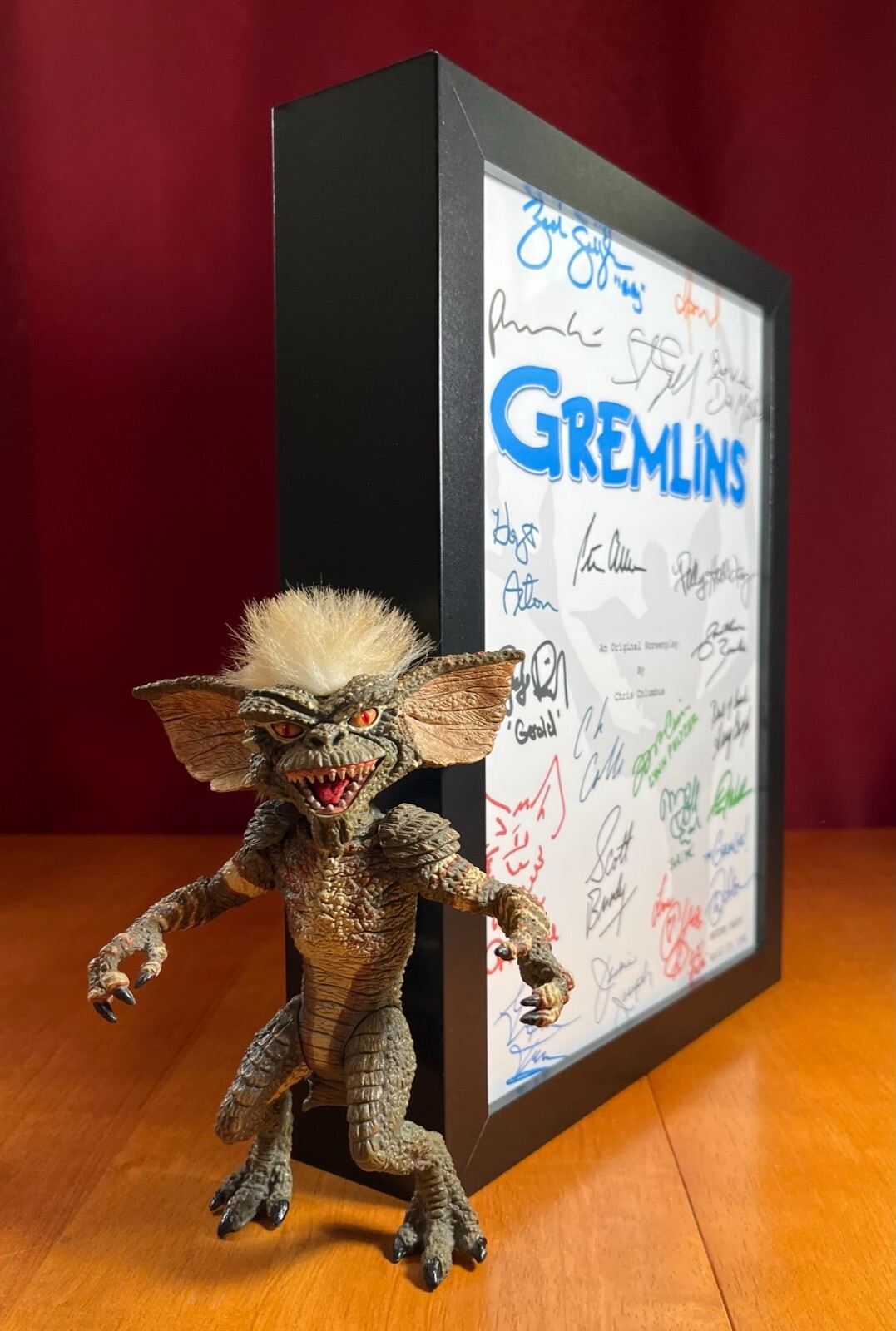 Gremlins Script Signed- Autograph Reprints- 114 Pages Long