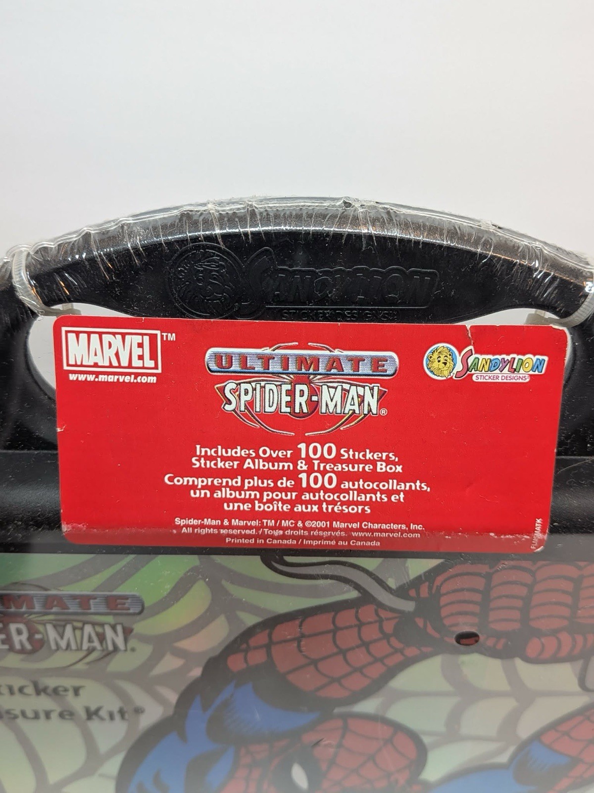 Ultimate Spider-Man Sticker Treasure Kit 2001 Vintage Stickers Pack Rare SEALED