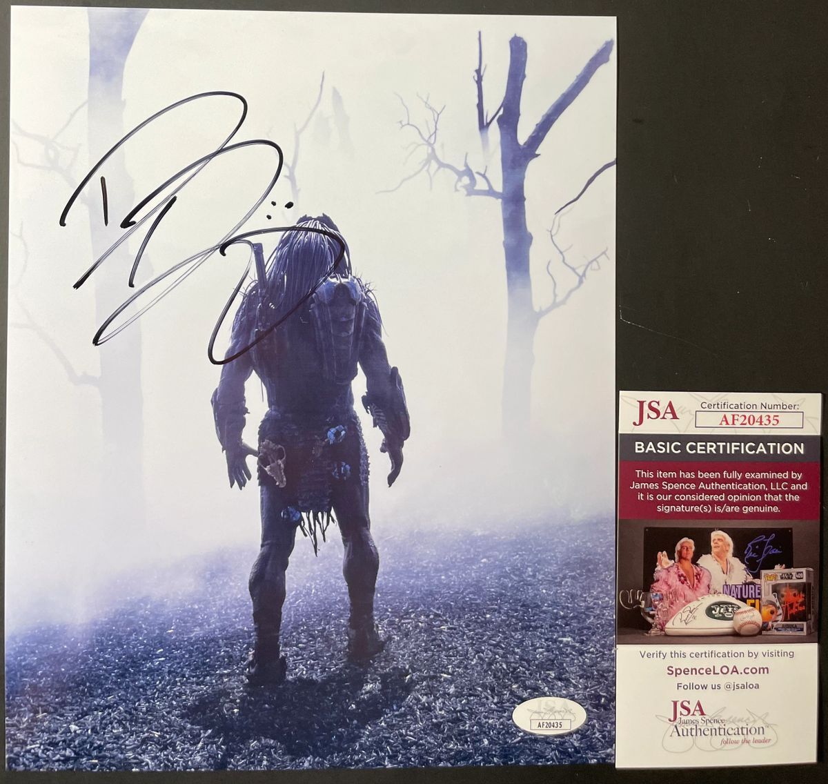 Dane DiLiegro Signed Prey 8×10 Photo C Autograph Predator JSA COA