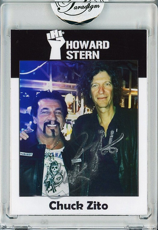 -HOWARD STERN SHOW- CHUCK ZITO Signed/Autograph/Auto Certified Trading Card