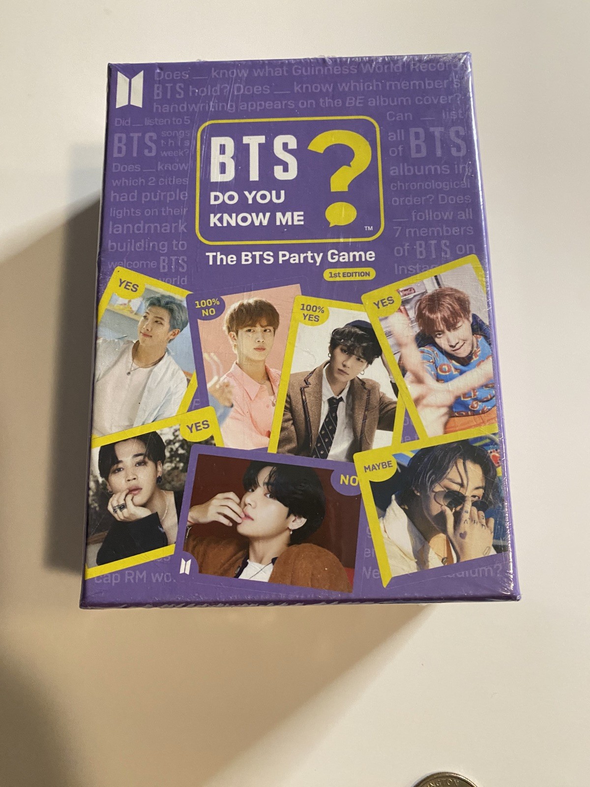 BTS Game Do You Know Me? English Version 1st Edition Party Card Game RARE