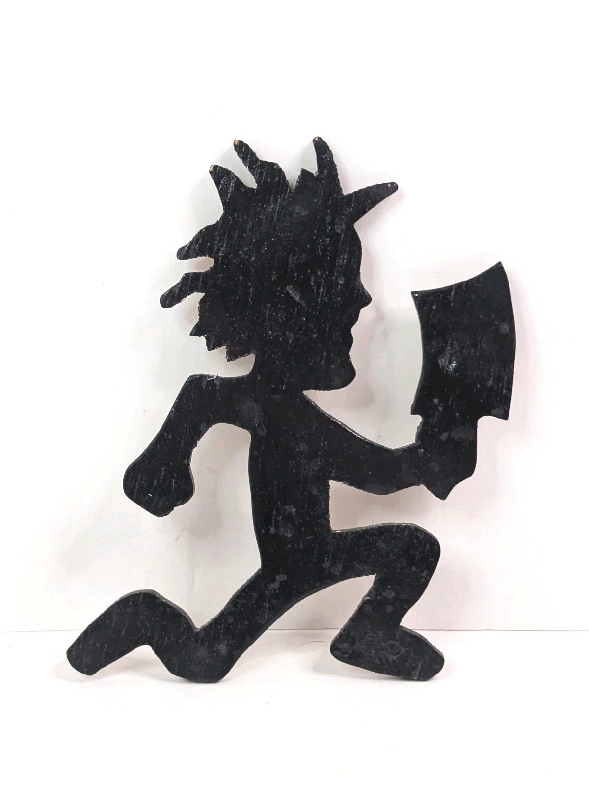 Insane Clown Posse Hatchet Man Plaque Emblem ICP Wooden Cutout 5-1/2″ x 6-3/4″