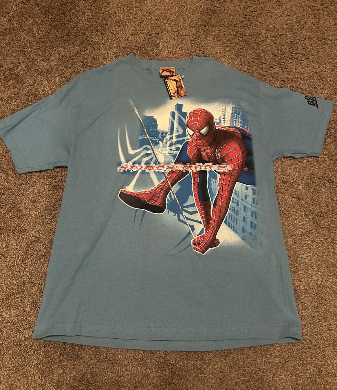Vintage Spider-Man 2 Movie Dr. Pepper Official Movie Merchandise T-Shirt W/ TAGS