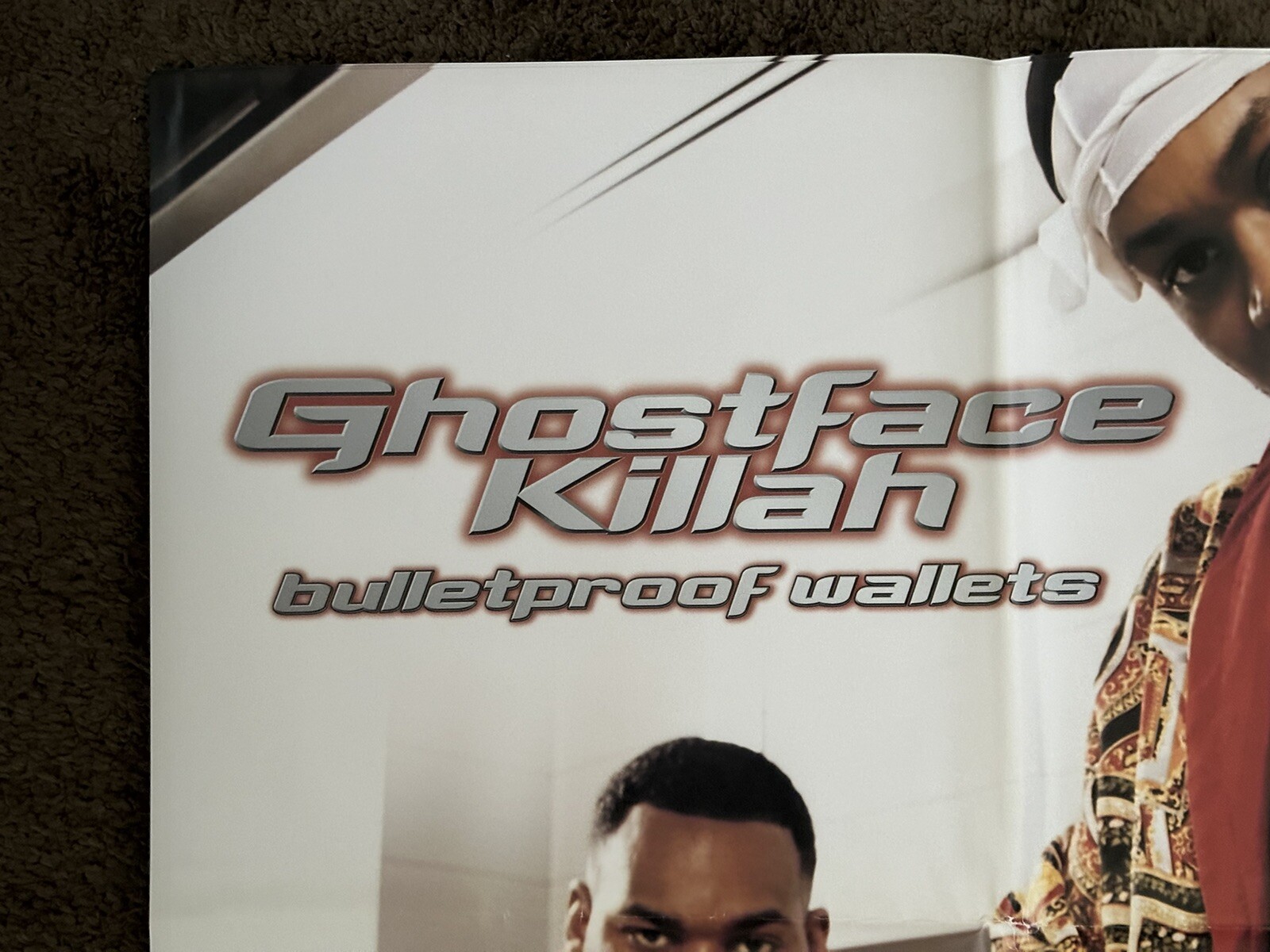 Ghostface Killah Bulletproof Wallets Promo Store Poster Raekwon Wu Tang Clan
