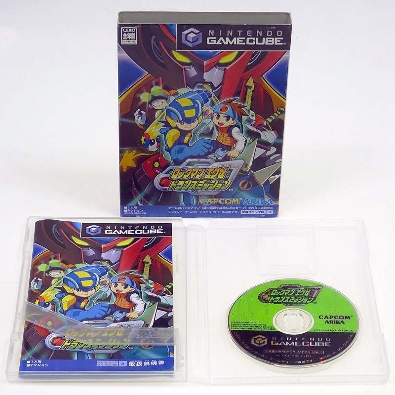 ROCKMAN EXE Transmission Megaman Nintendo GC GameCube Japan Import NTSC-J Comp