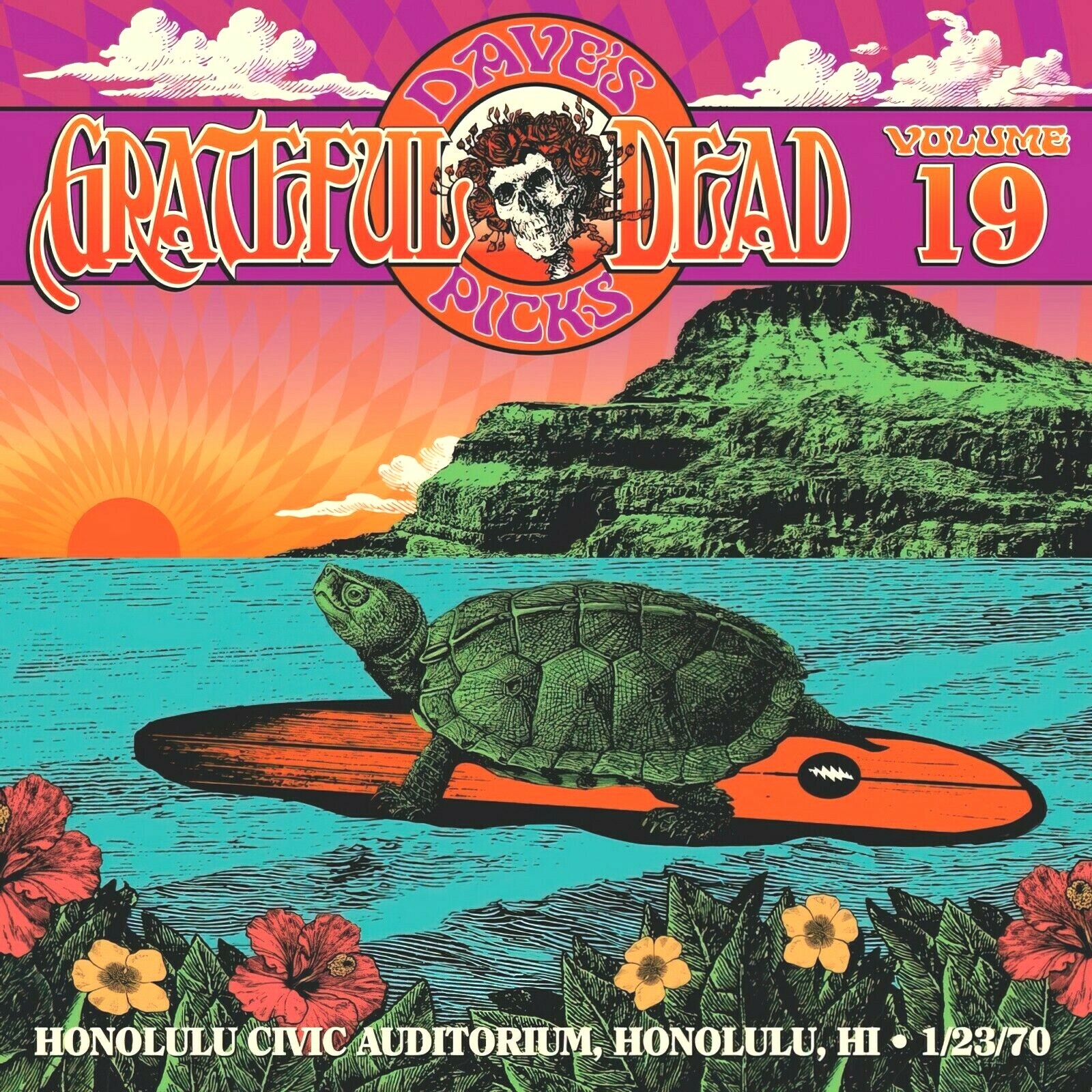 Grateful Dead Dave’s Picks Volume 19 1970 12×12 Album Cover Replica Poster Print