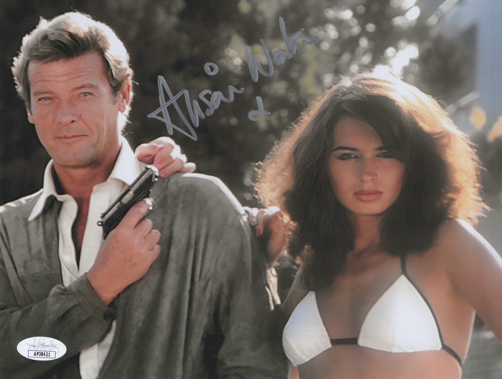 ALISON WORTH Signed BOND GIRL 8×10 Photo Octopussy / For Your Eyes Only JSA COA