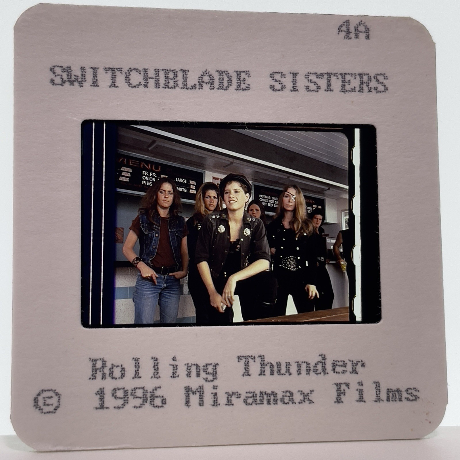 35mm Slide Switchblade Sisters 70s Movie Vintage Publicity Promotion #2