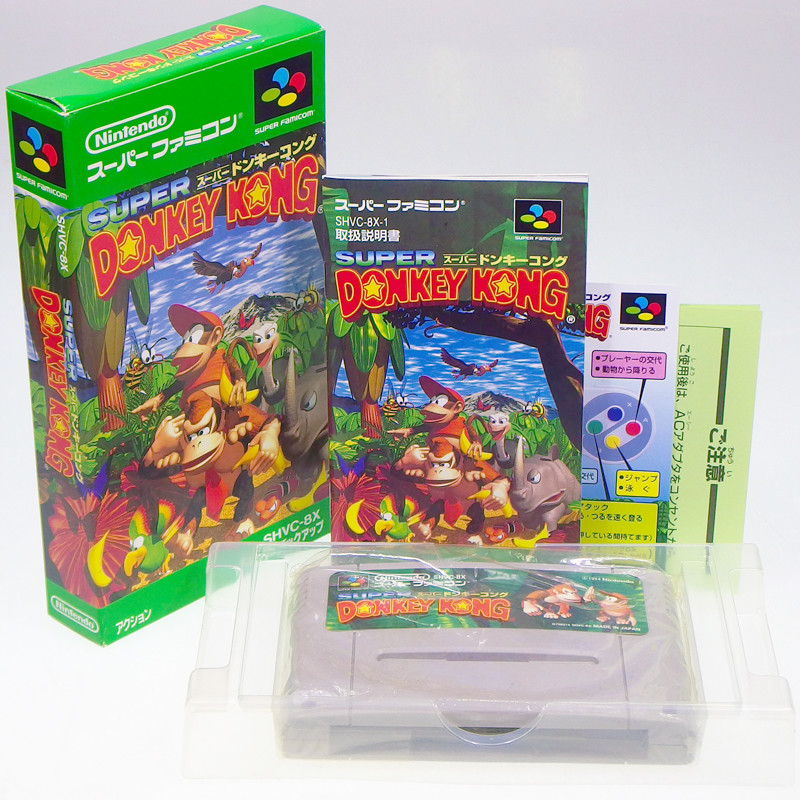 SUPER DONKEY KONG 1 Nintendo SFC Super Famicom Japan Import SNES NTSC-J Complete
