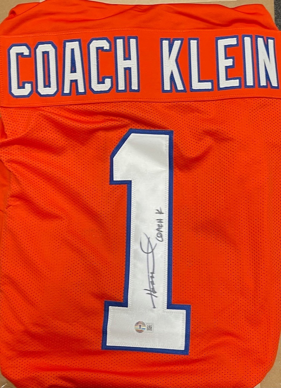 Coach Klein The Waterboy Henry Winkler Signed Jersey Beckett Certified XL