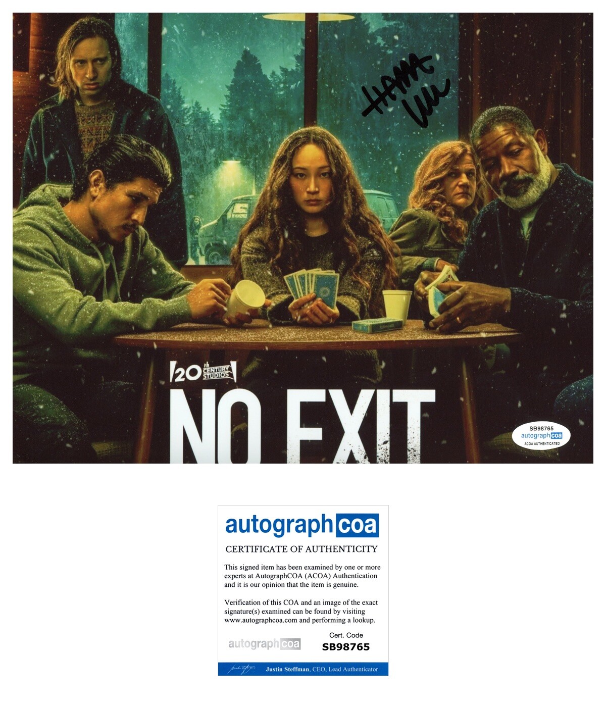 Havana Rose Liu ‘No Exit’ Signed Autographed 8×10 Photo ‘Darby’ ACOA Hulu