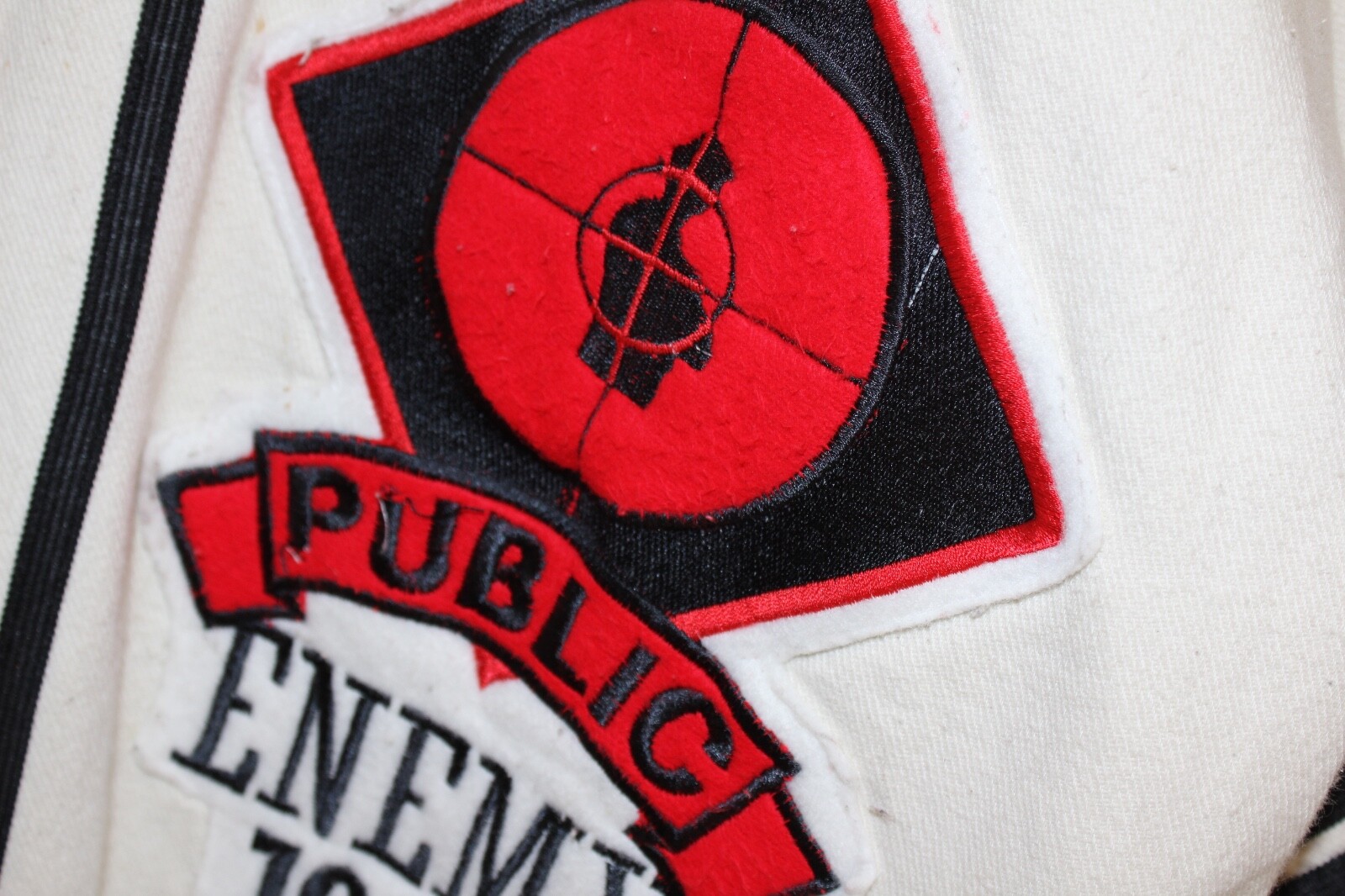 Vintage 1993 Public Enemy Rock Embassy Baseball Jersey Chuck D Signed Bomb Squad