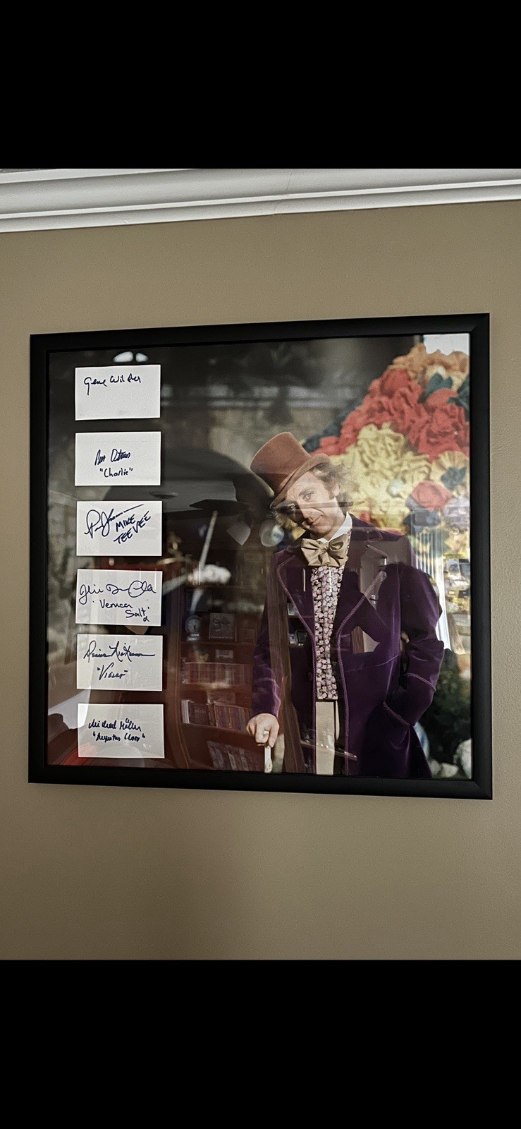 Willy Wonka and the Chocolate Factory Signatures Poster