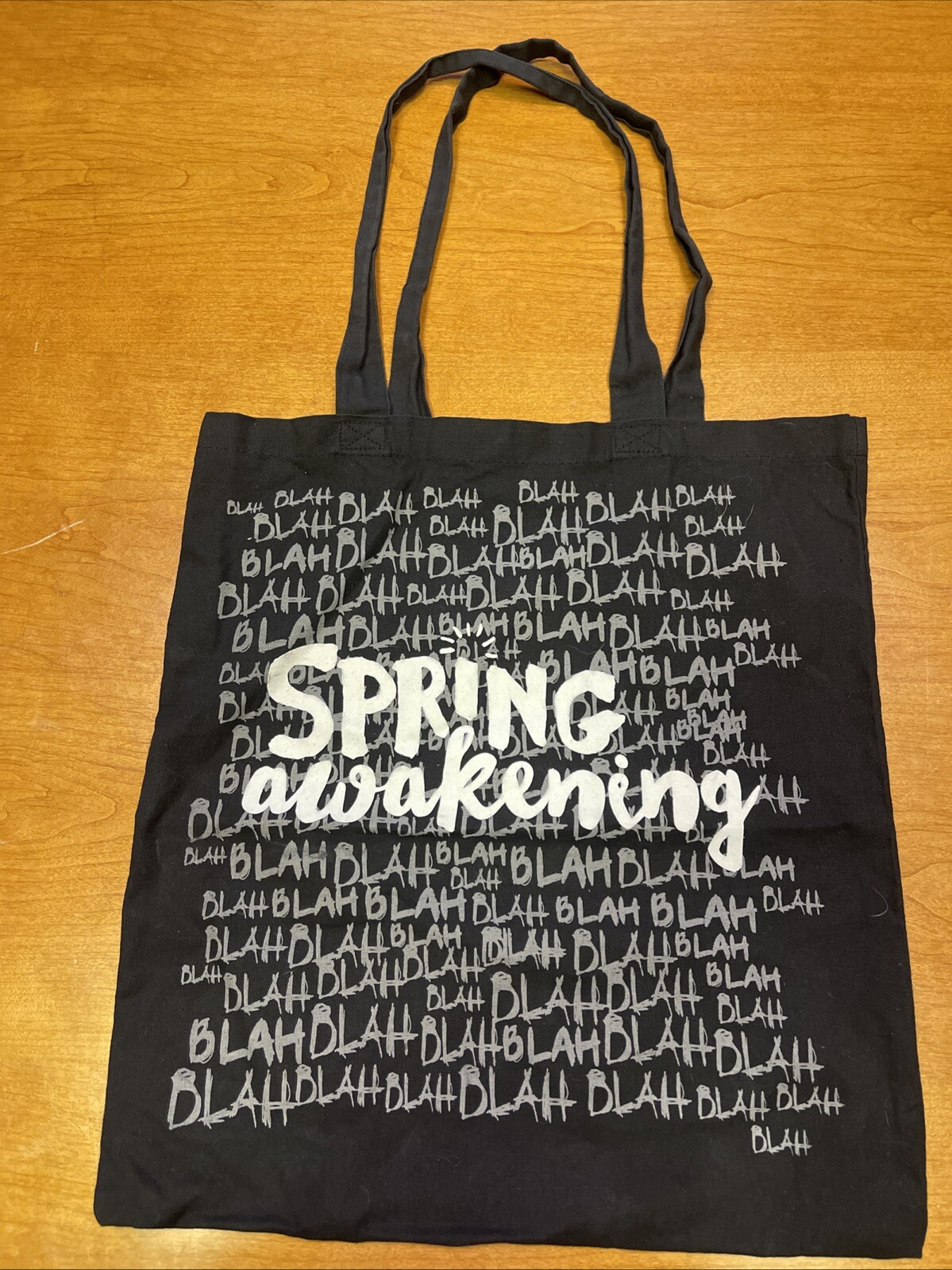 SPRING AWAKENING Broadway TOTE BAG! Rare Discontinued DWSA Merch! BLAH BLAH BLAH