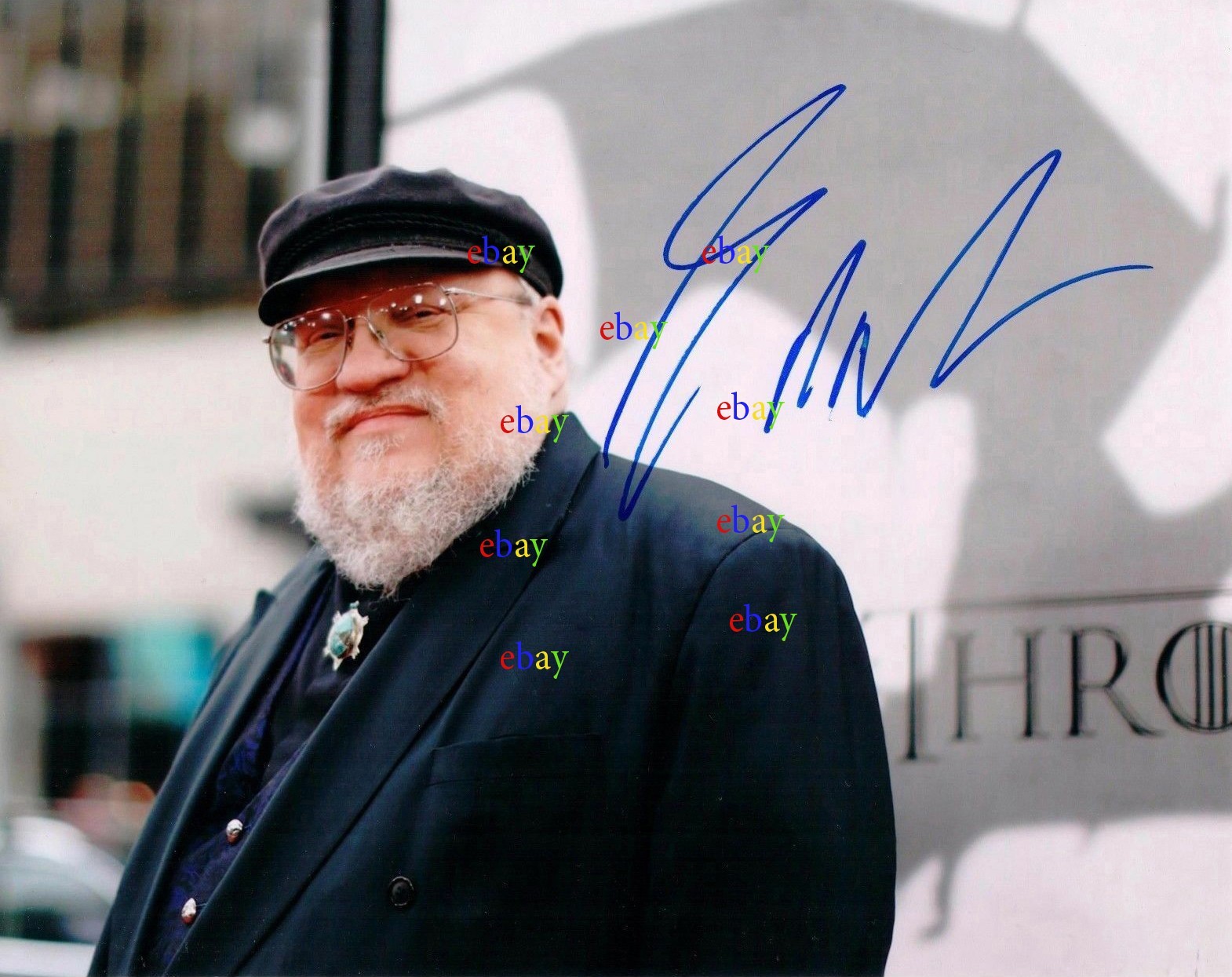 George RR Martin Game of Thrones 8×10 Signed Autographed Photo REPRINT