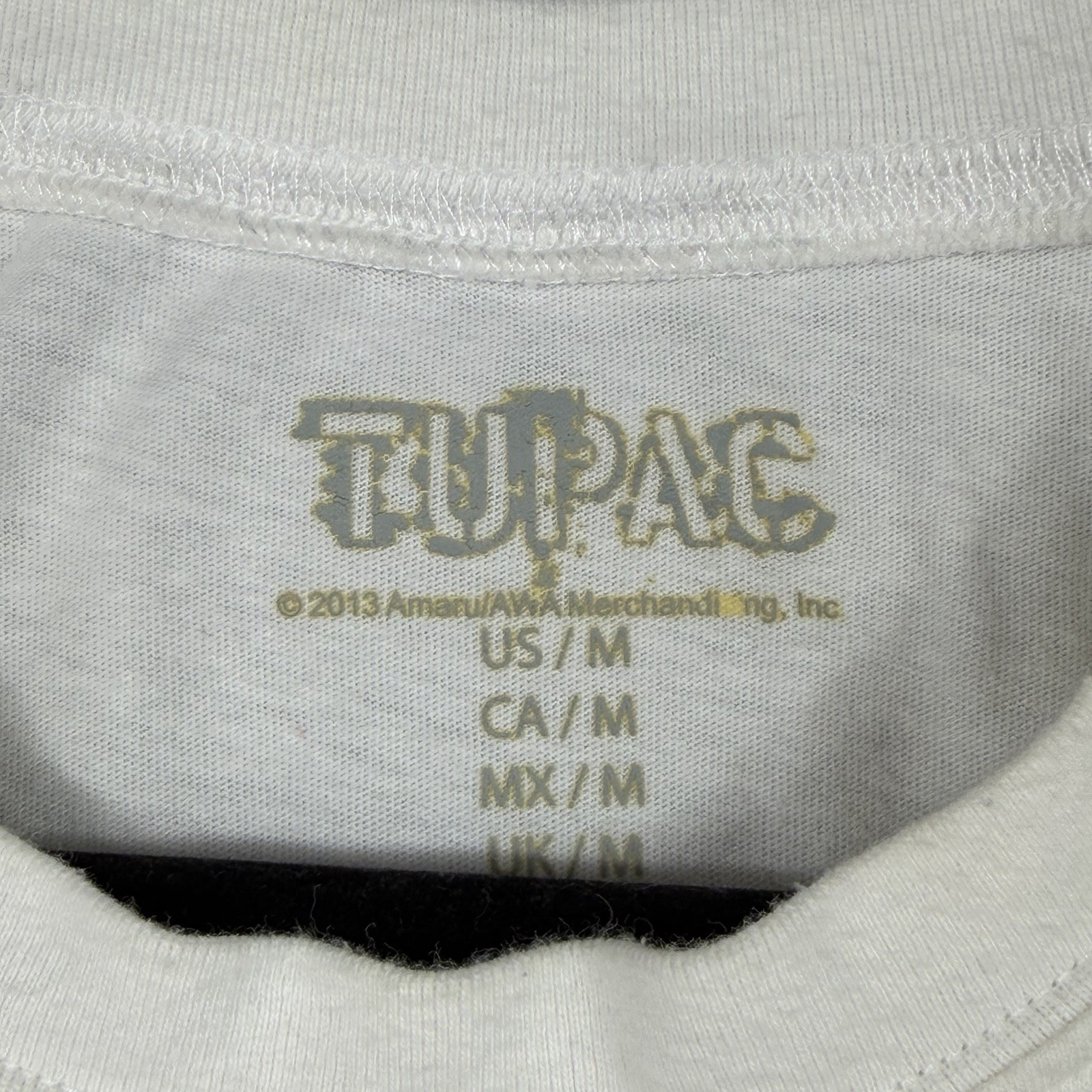 2Pac Keep Your Head Up White Sleeveless Graphic Tank Top Men’s Size Medium