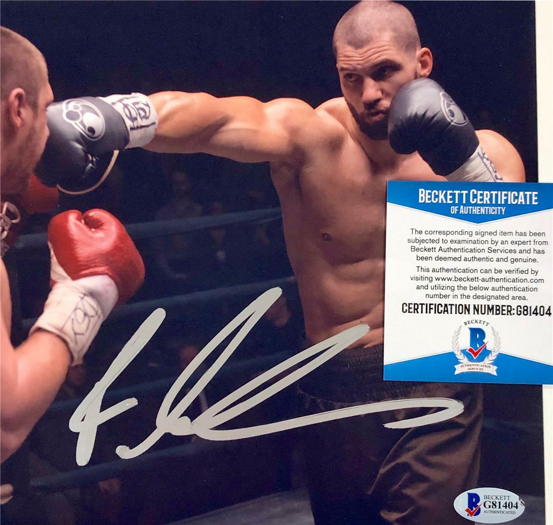 FLORIAN MUNTEANU aka Viktor Drago CREED 2 Signed 8×10 Photo ~ Beckett BAS COA