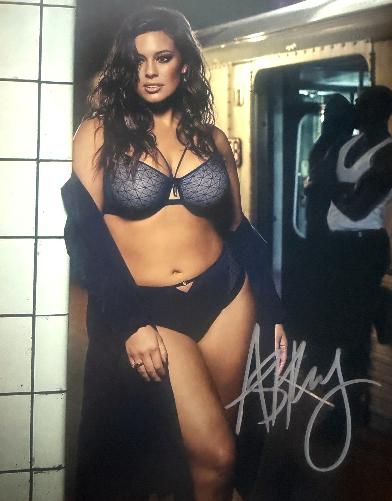 Ashley Graham America’s Next Top Model signed 8×10 photo read description