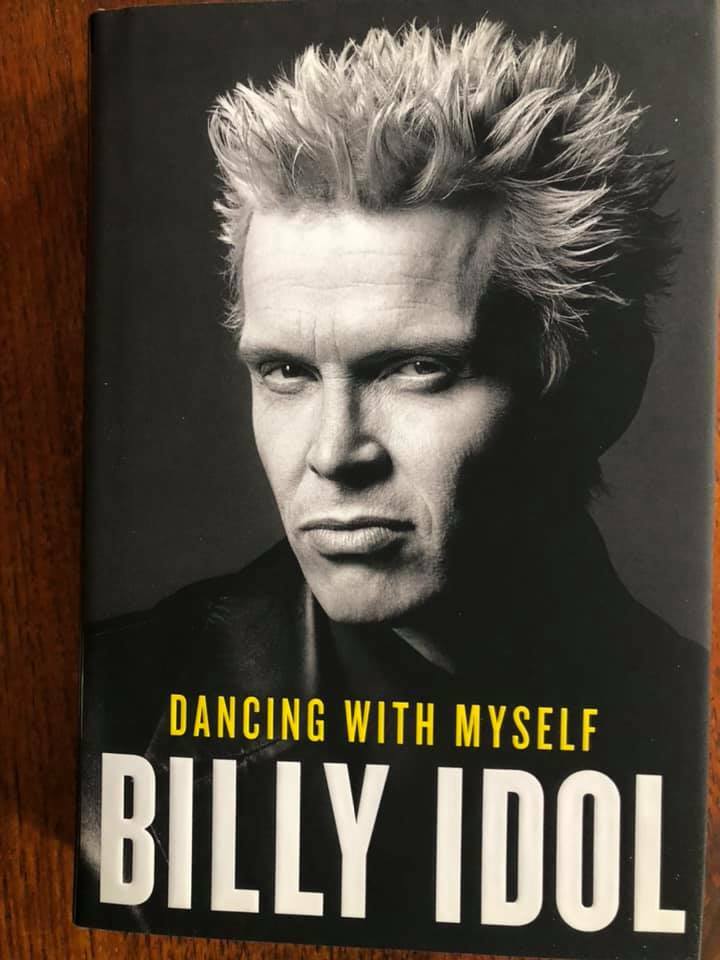 Billy Idol Dancing With Myself signed book rock performer