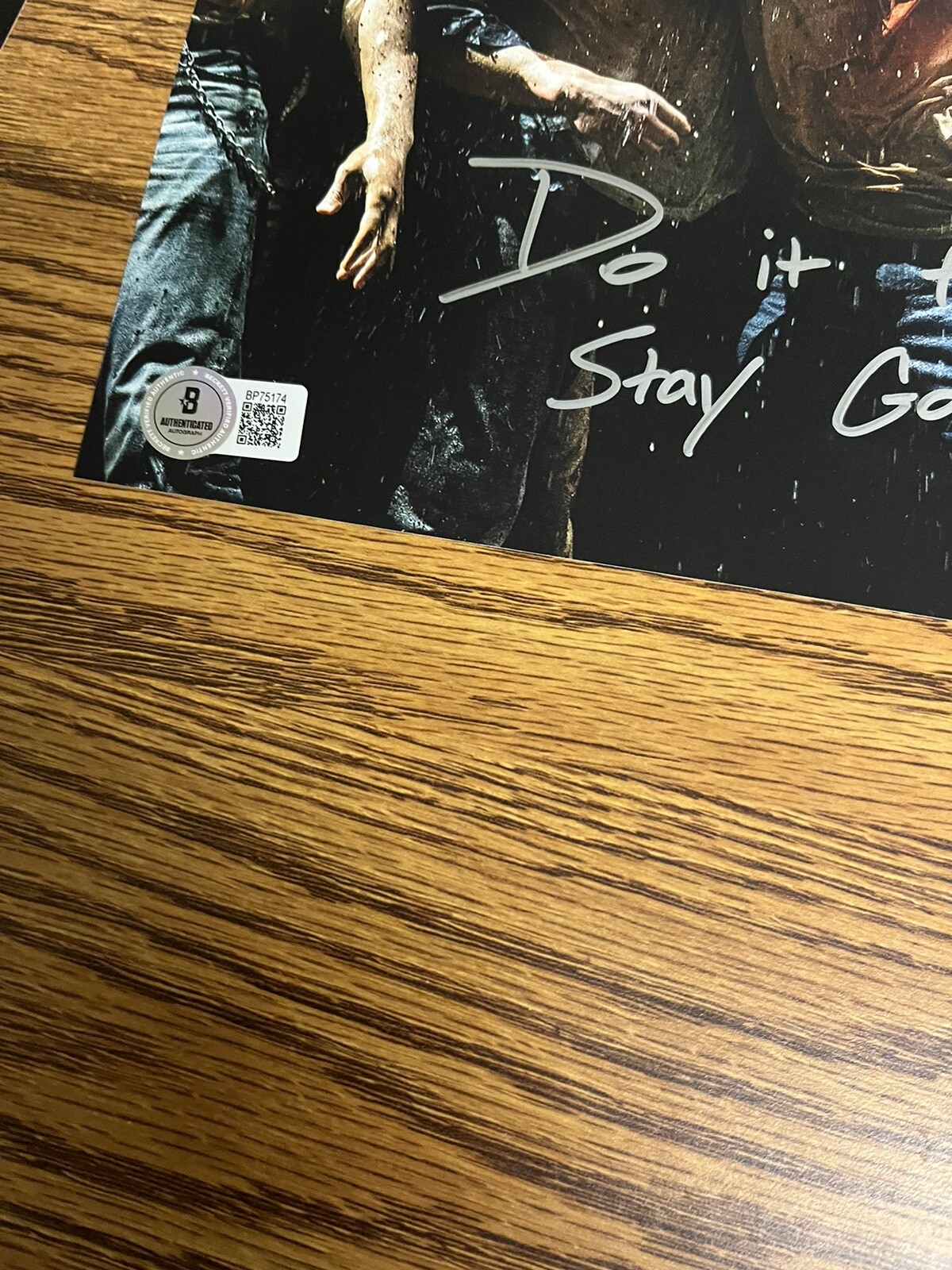 Autographed Brody Grant Outsiders 8×10 Photo w/ inscription Beckett Signed Auto