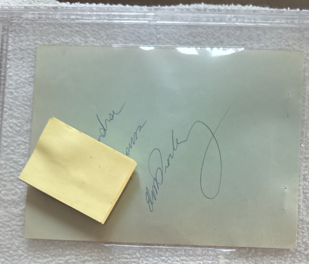 Elvis Presley Signed BAS Beckett SLAB Slabbed Graded 9 Ethel Merman