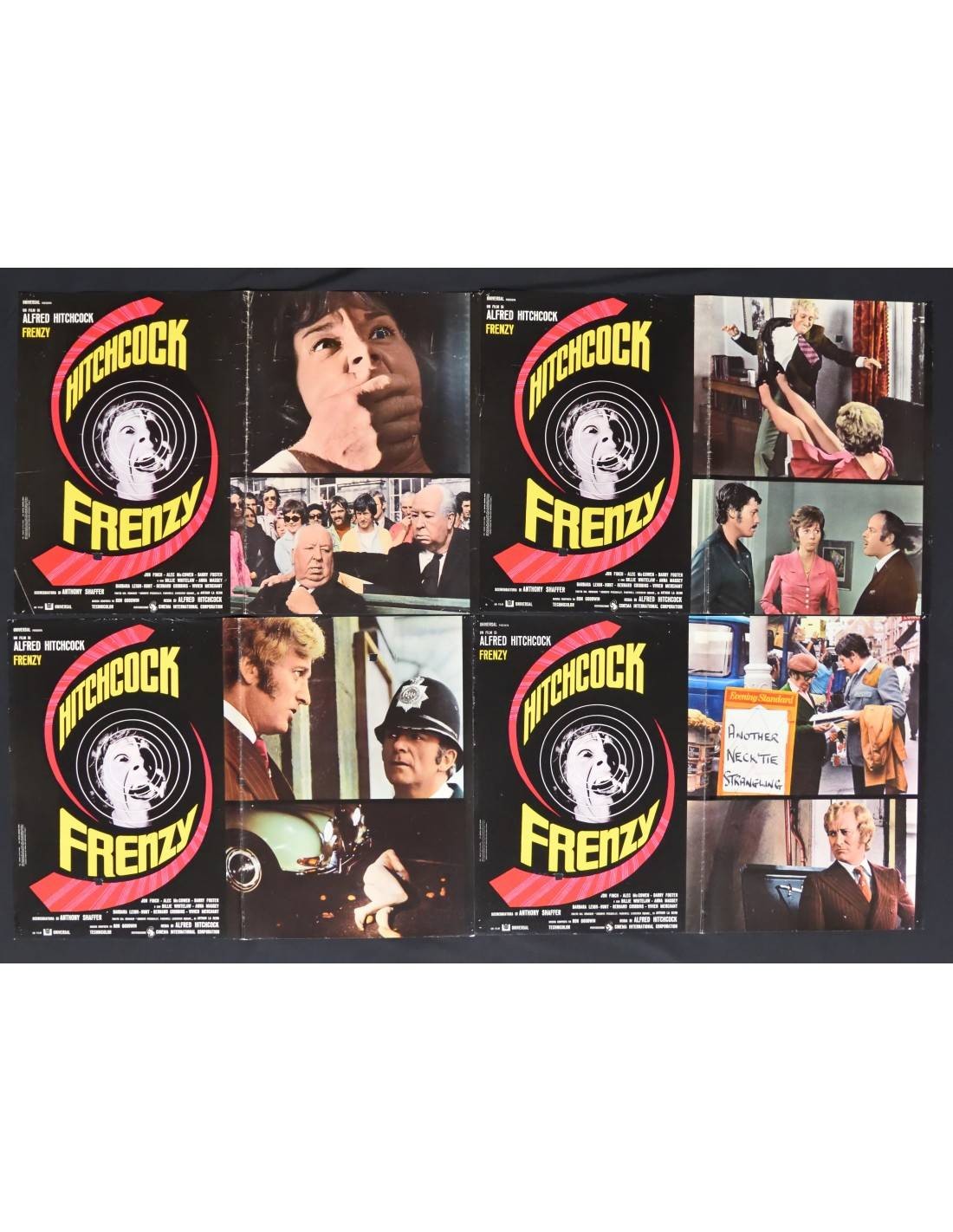 Frenzy Alfred Hitchcock Jon Finch Necktie Delirio Goodwin Shaffe F84