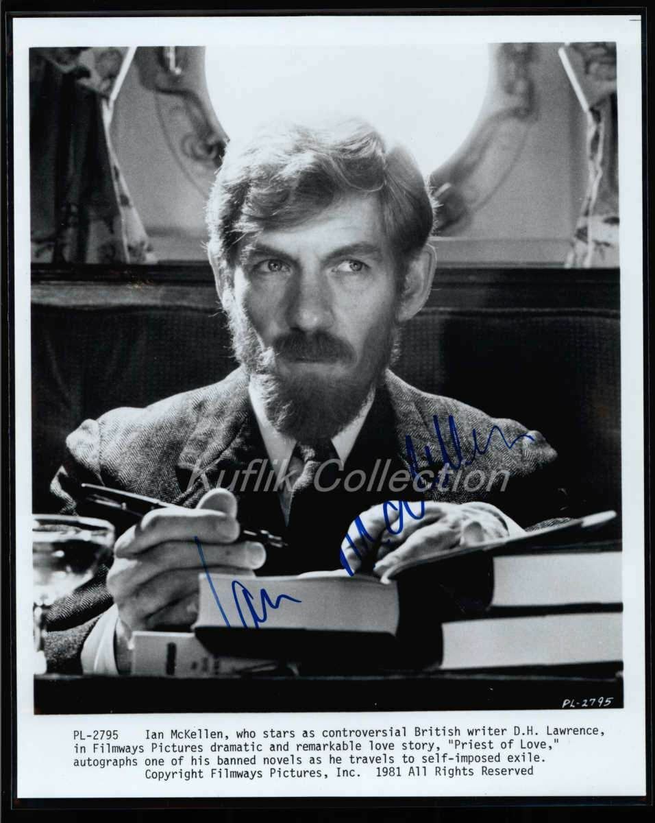 Ian Mckellen – Signed Autograph Movie Still – Lord of the Rings – Priest of Love