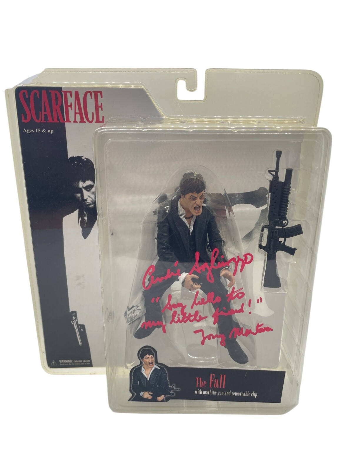 Andre Sogliuzzo Signed Figure Scarface PS2 Tony Montana The Fall Auto JSA COA