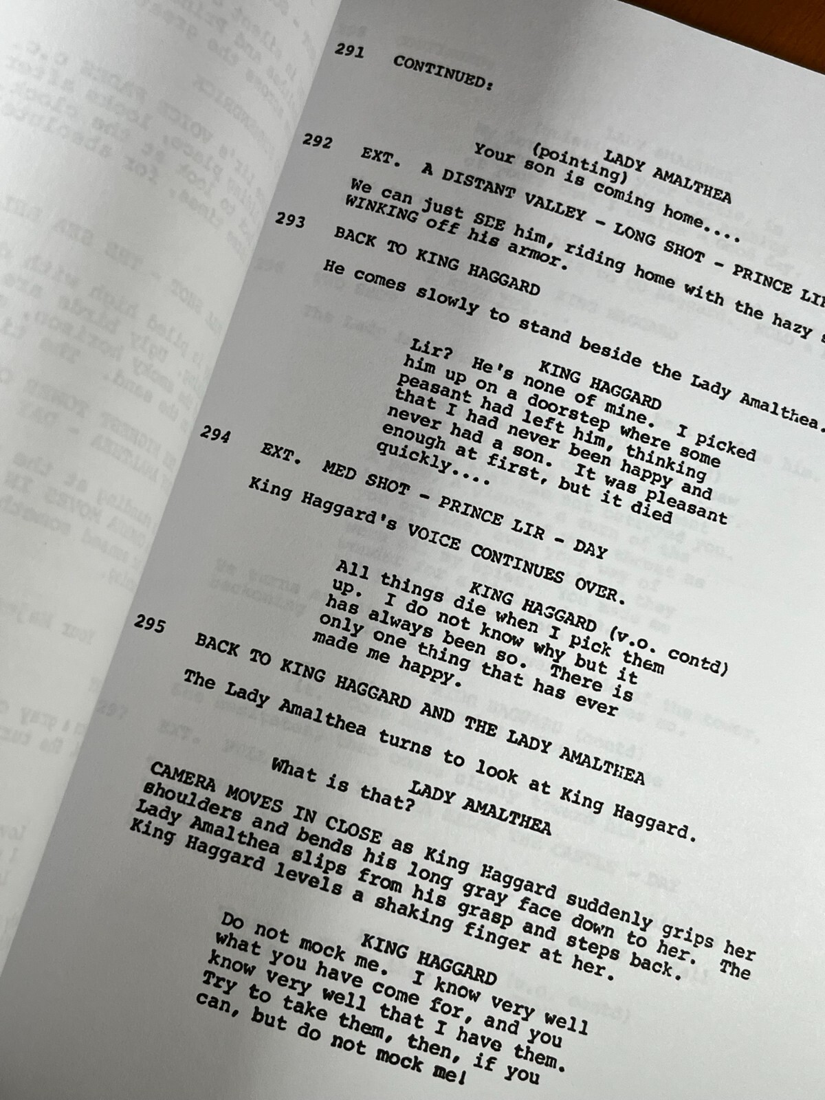 The Last Unicorn Script Cast-Signed- Autograph Reprints- 133 Pages