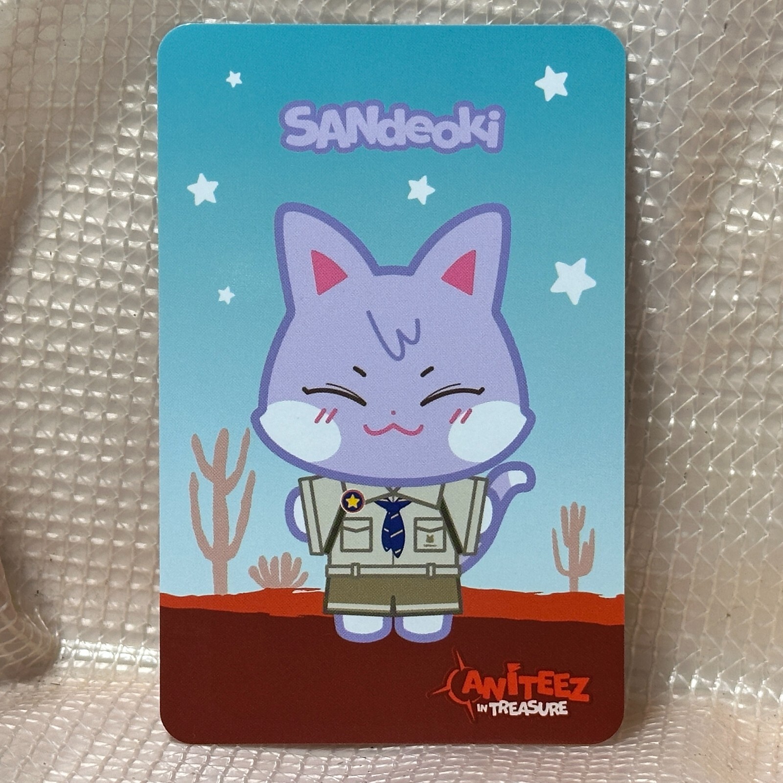 SANdeoki San Trading Card Photocard Ateez Pop-Up Aniteez in Treasure Kpop