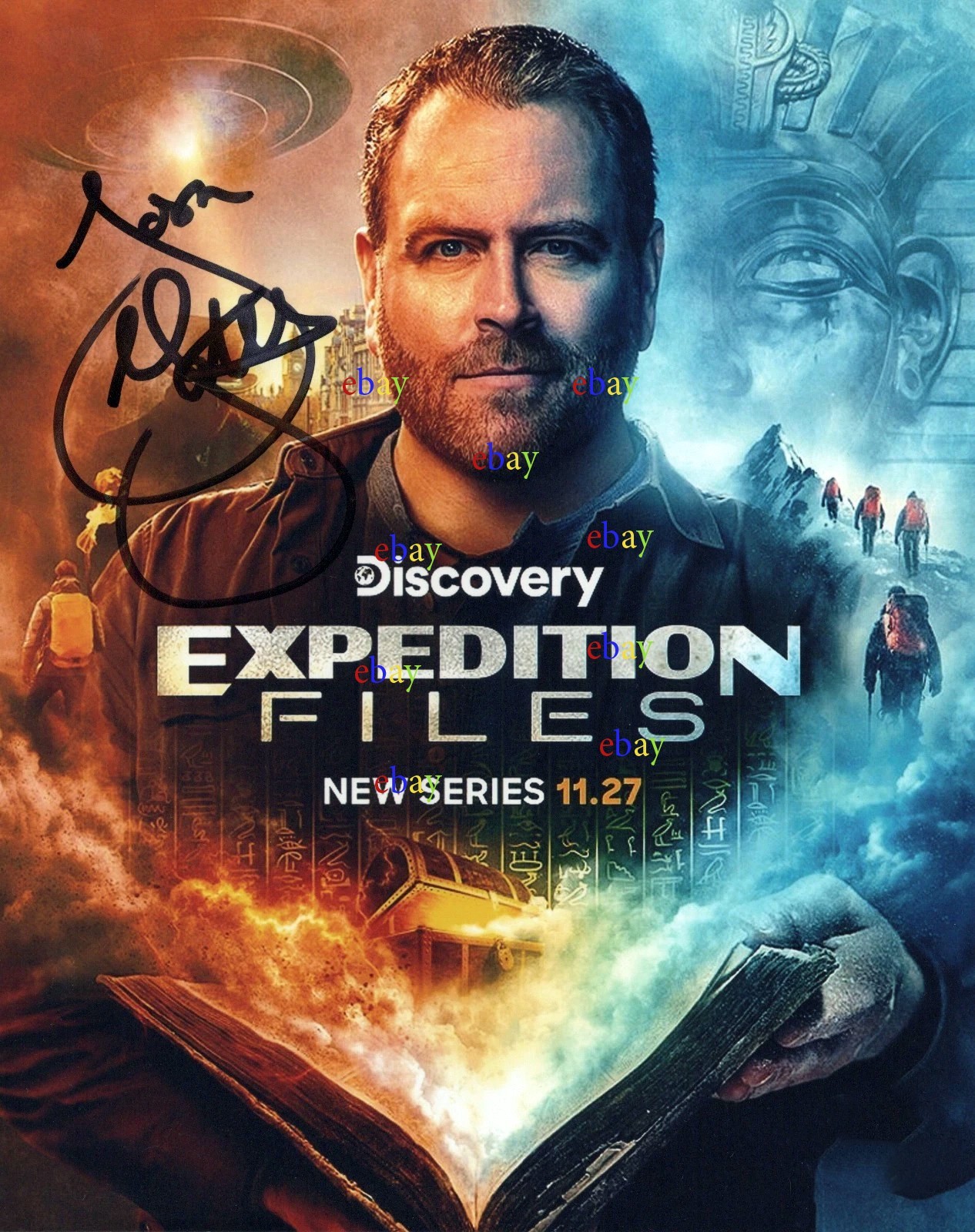 JOSH GATES EXPEDITION UNKNOWN Autographed Signed 8×10 Photo Reprint