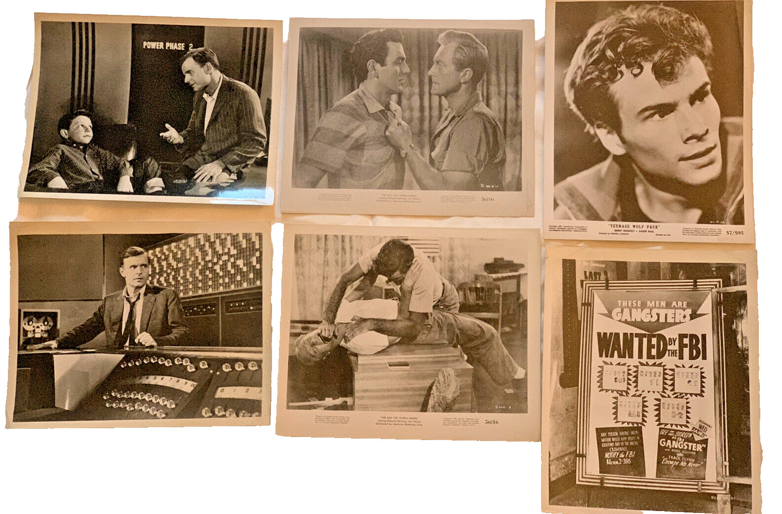 Movie Stills Press Photos B Movies 1950’s The Day The World Ended Teenage Wolf