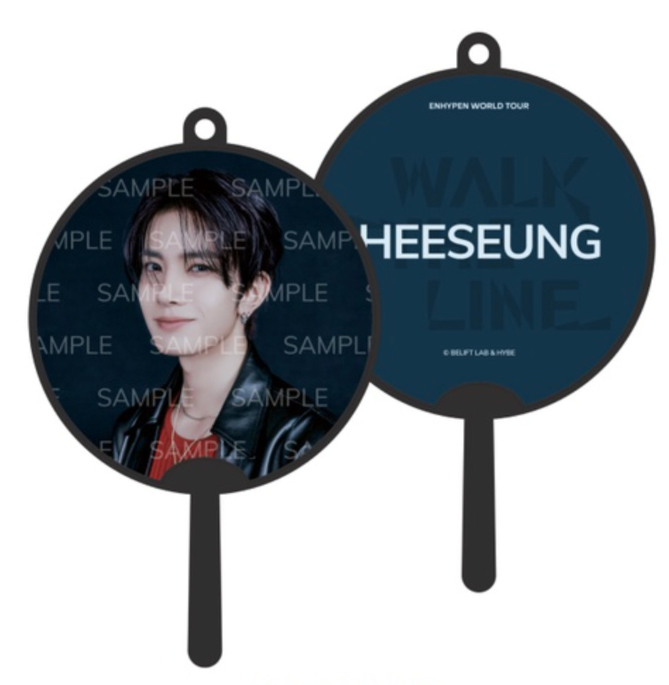 ENHYPEN WORLD TOUR WALK THE LINE IN U.S. Mini Image Picket Paper Fun Keyring