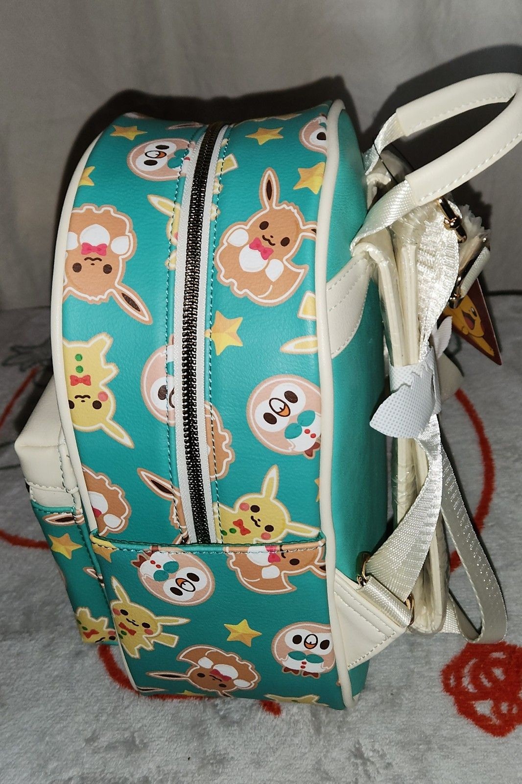 Pokémon Gingerbread Pikachu, Eevee & Rowlet Mini Backpack