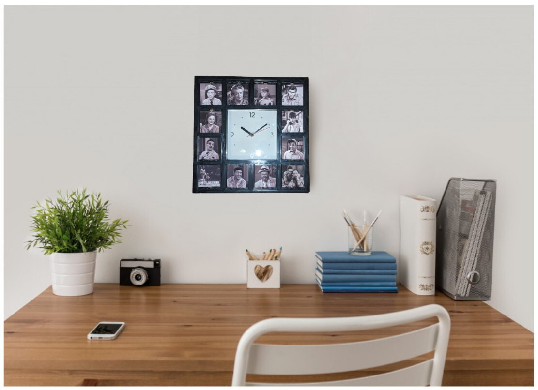 The Andy Griffith Show Clock with 12 different images