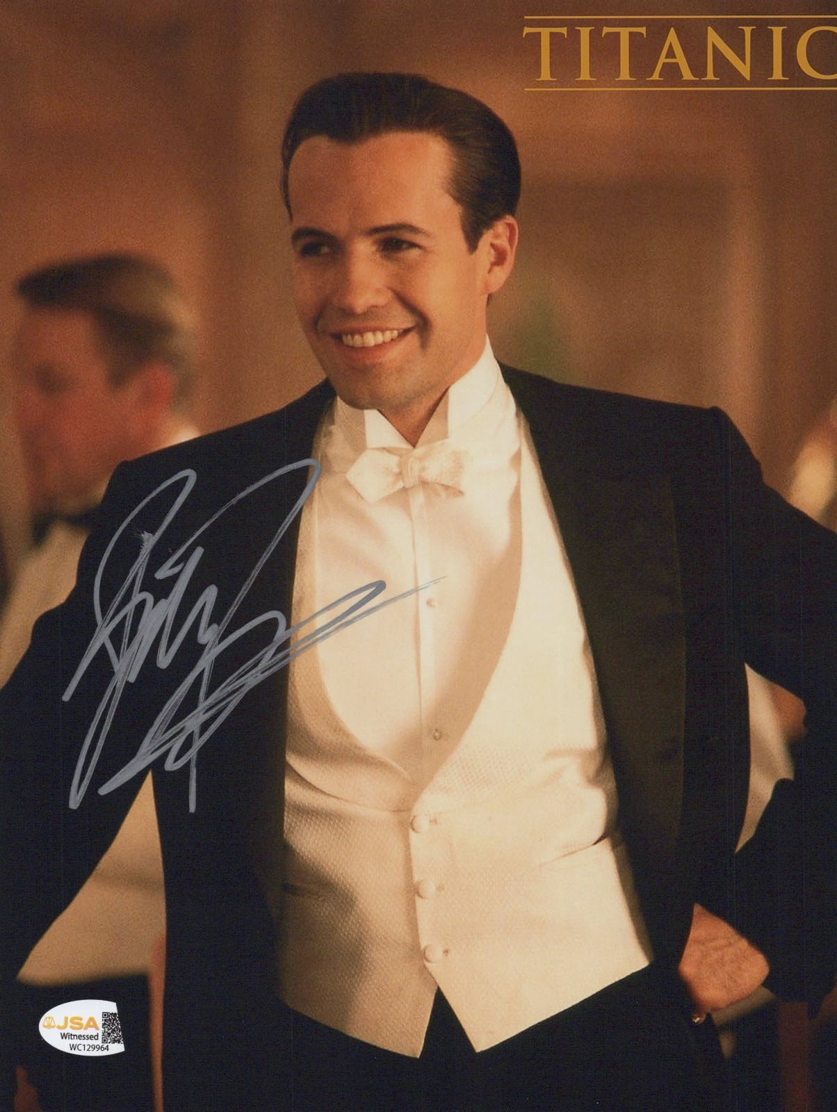 BILLY ZANE Signed TITANIC 8×10 Photo CAL HOCKLEY Authentic Autograph JSA COA