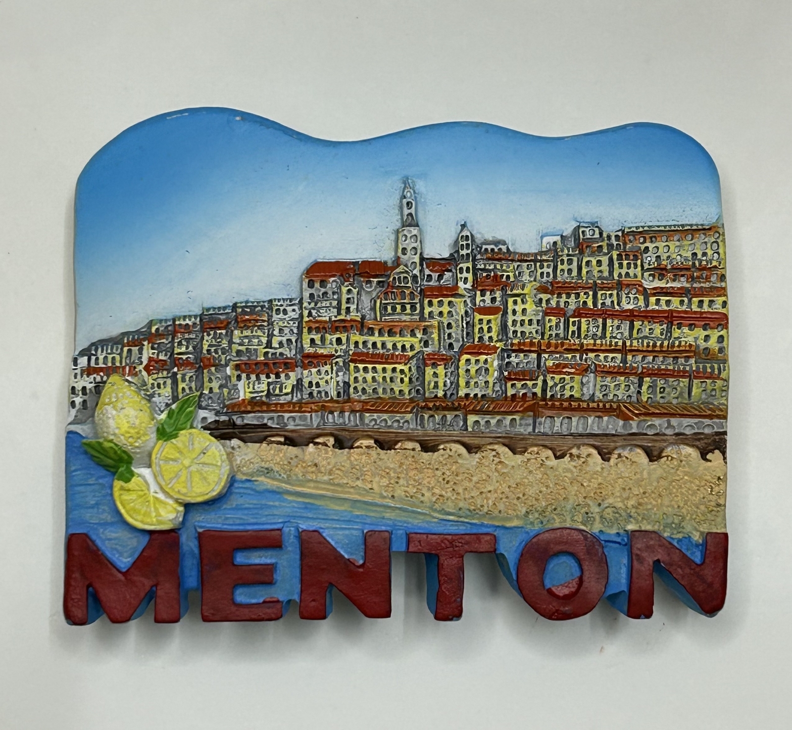 Menton France Tourist Travel Gift Souvenir 3D Resin Refrigerator Fridge Magnet