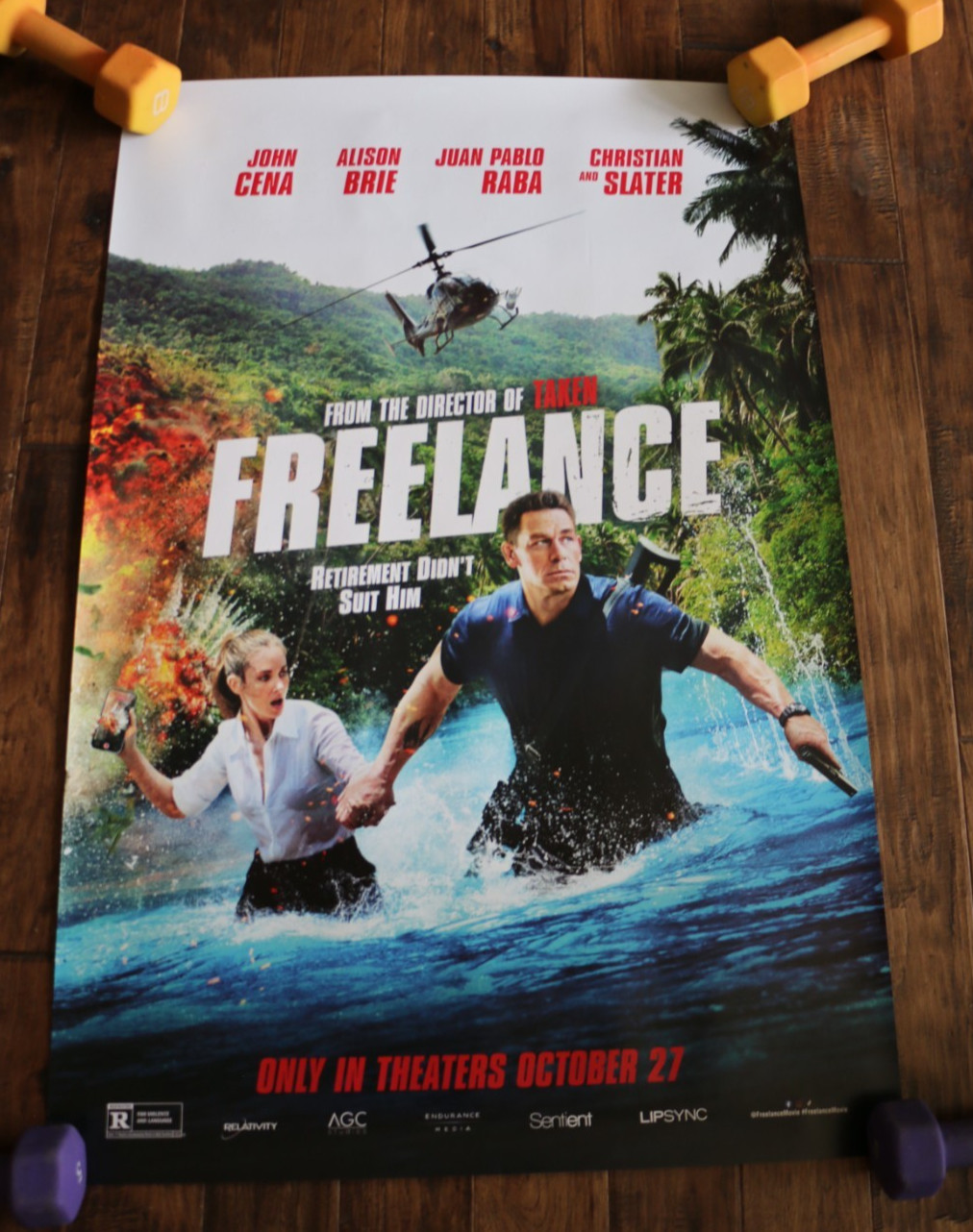 Freelance 2023 Original Movie Poster 26×39 Rolled Double Sided