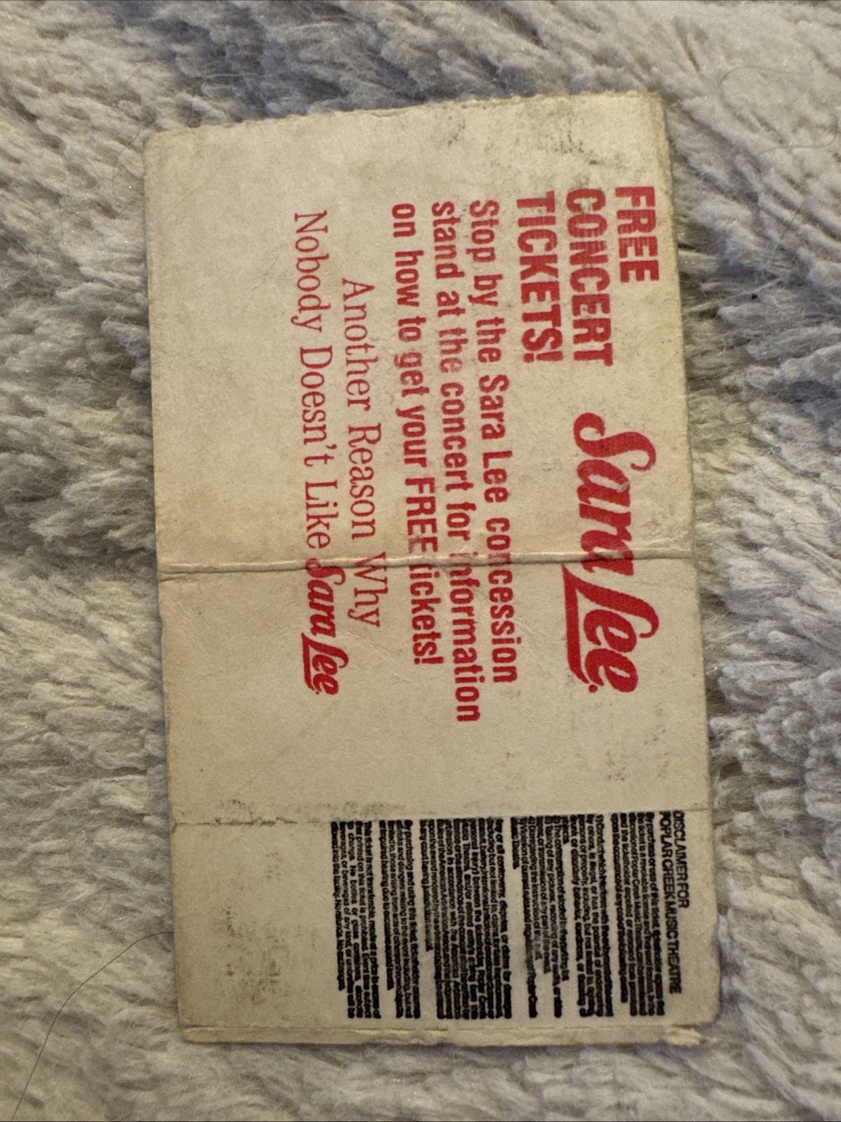 1989 STEVIE RAY VAUGHAN AND DOUBLE TROUBLE Vintage Concert Ticket – Poplar Creek