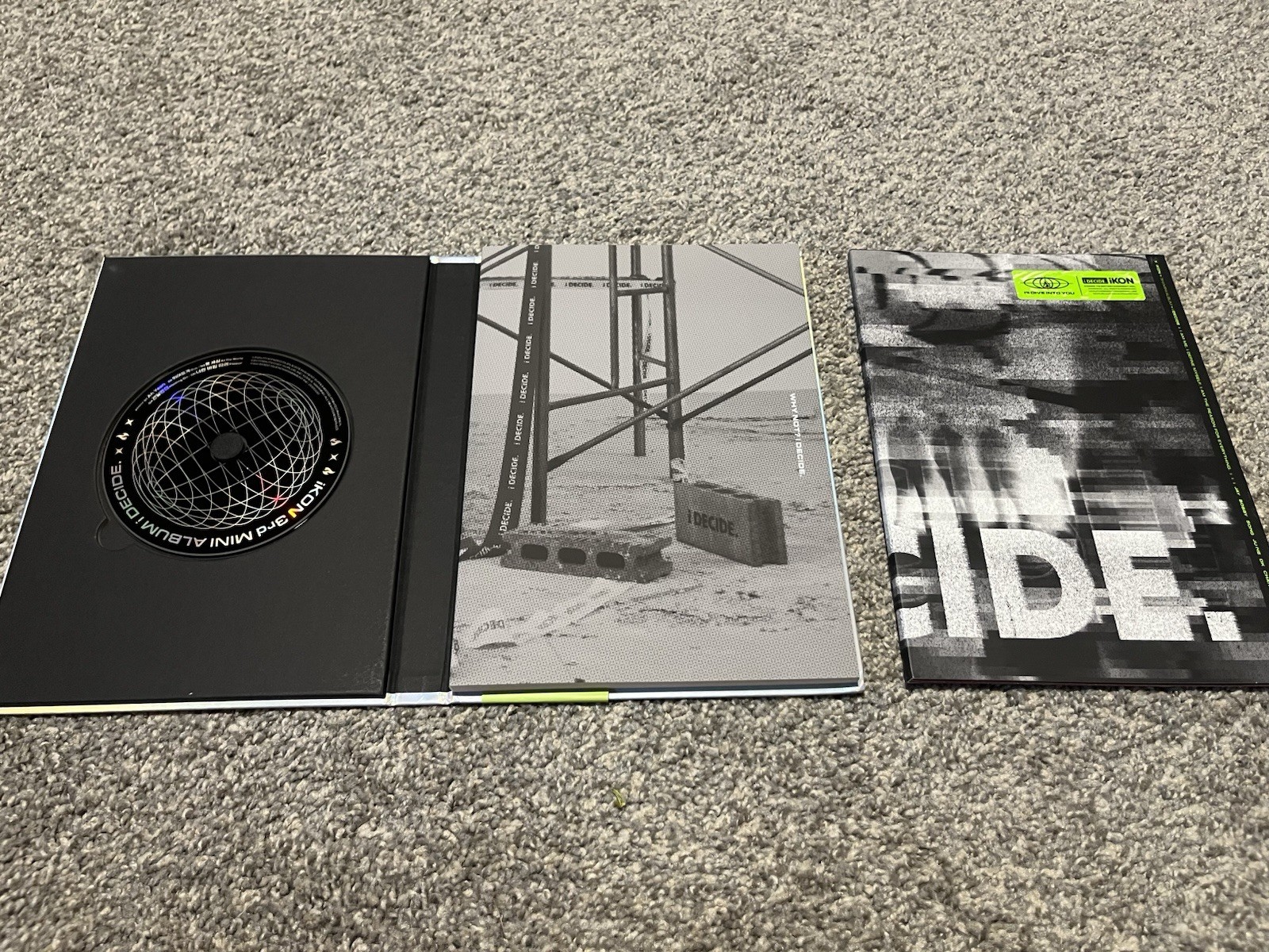 iKON [i DECIDE.] 3rd Mini Album GREEN CD+Photo Book+Photocard+Flip Book