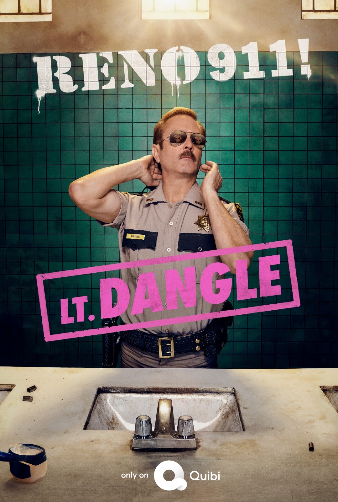 Free Same Day Shipping RENO 911! Lt. Dangle Borderless 11×17 Poster