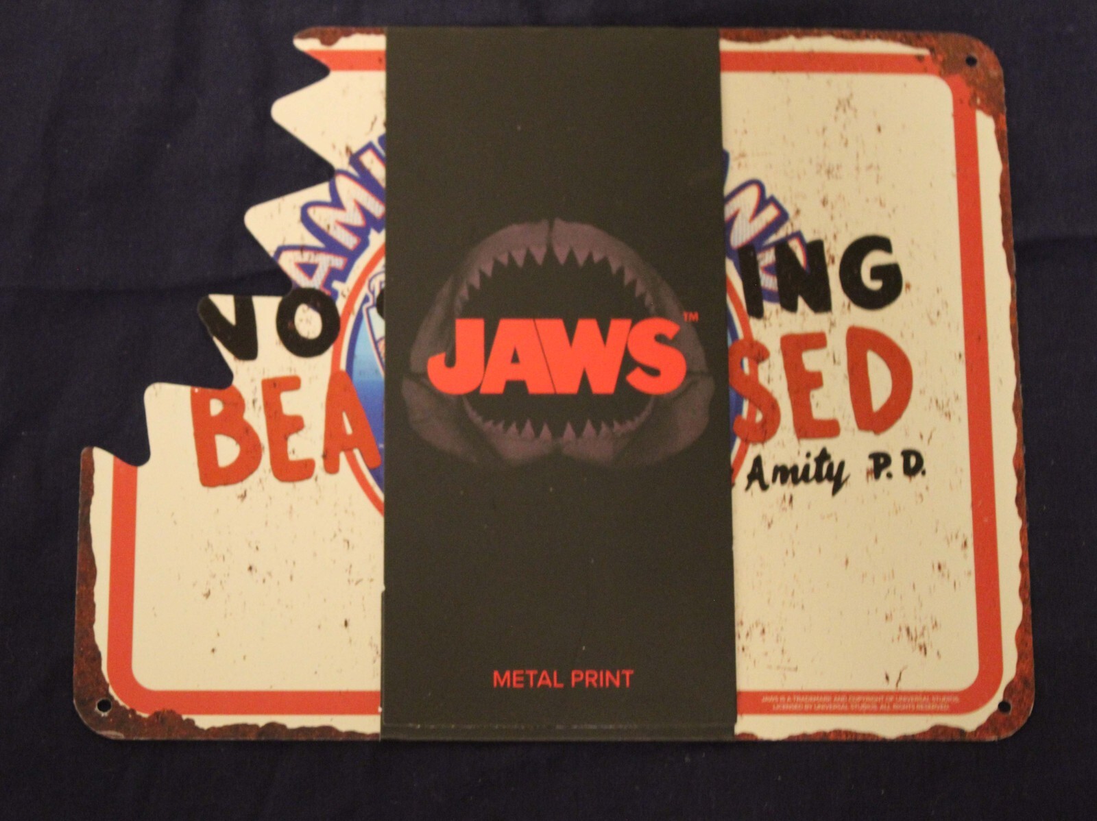 Jaws Metal Print from LootCrate Box