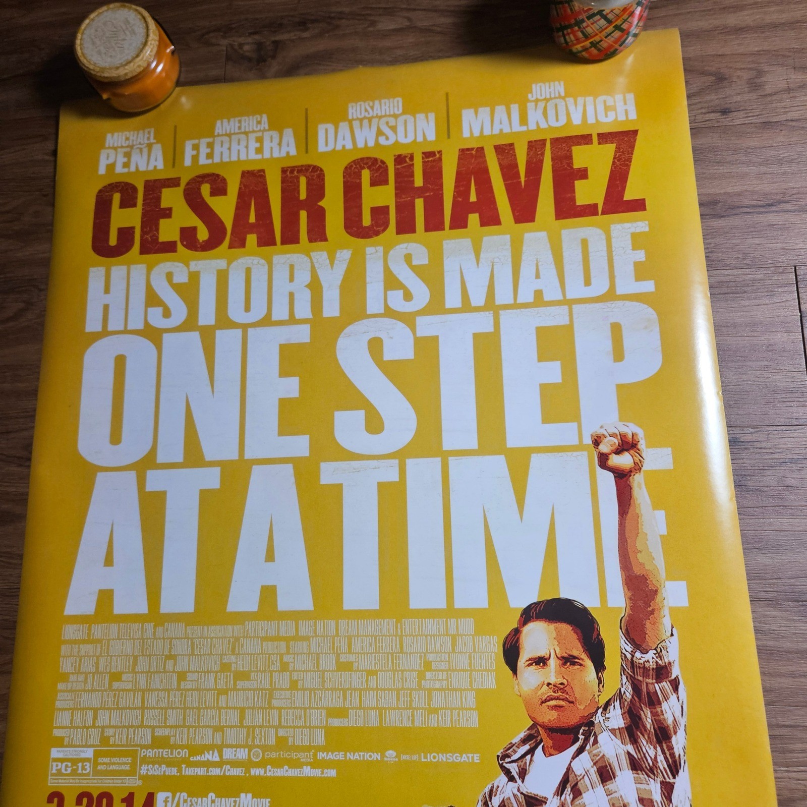 Cesar Chavez 2014 Original One Sheet Movie Poster 27×40 Michael Peña D/S