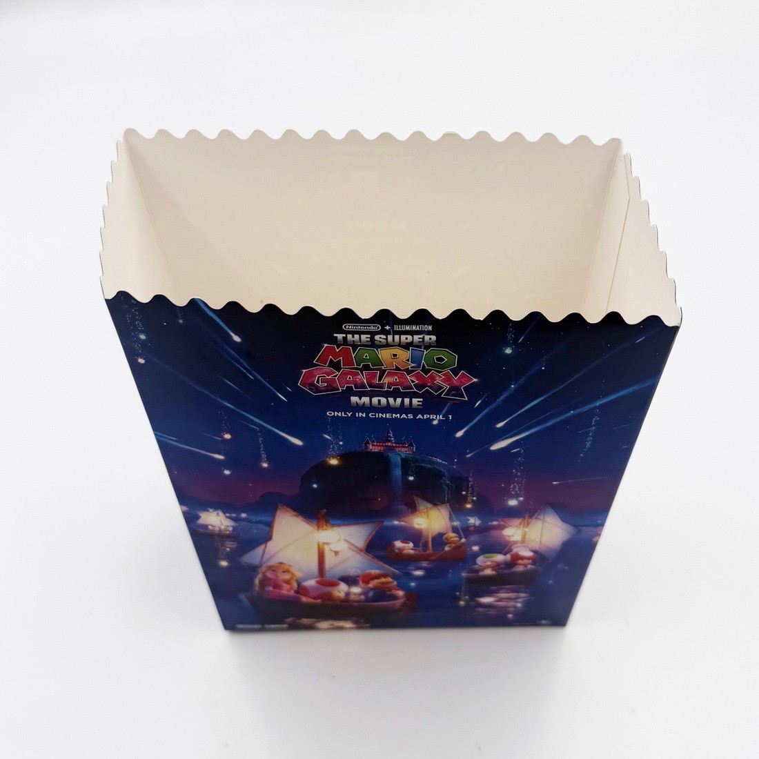 Super Mario Popcorn Bucket 46 oz The Galaxy Movie 2026 Memorabilia Collectible