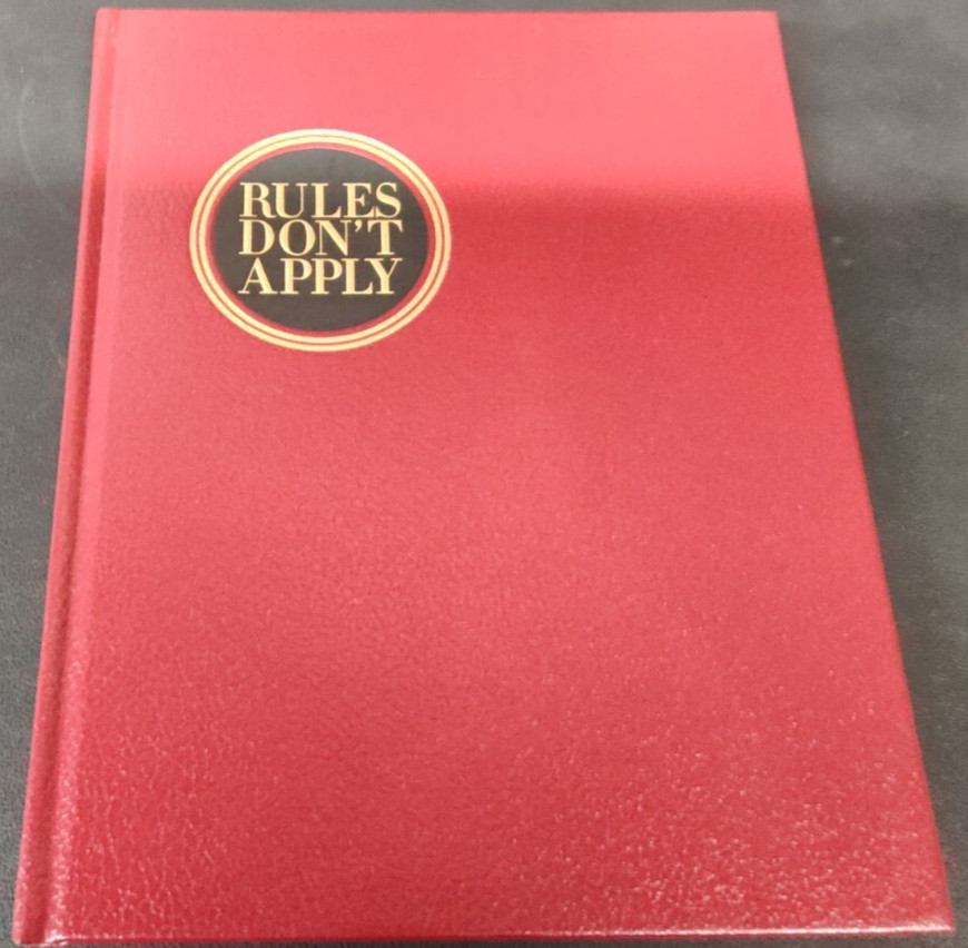 Rules Don’t Apply by Warren Beatty Screenplay Hardcover