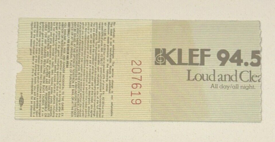 5/1/87 Houston Grand Opera Presents Norma Jones Hall Theater Concert Ticket Stub