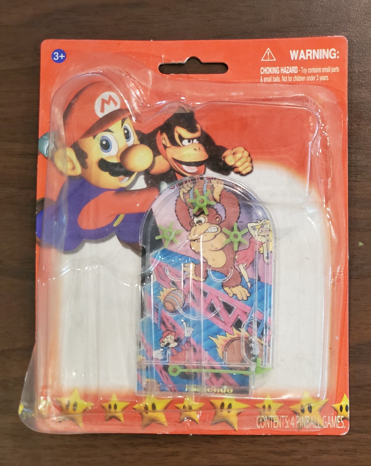 Nintendo Super Mario Donkey Kong Pinball Game Handheld Toy
